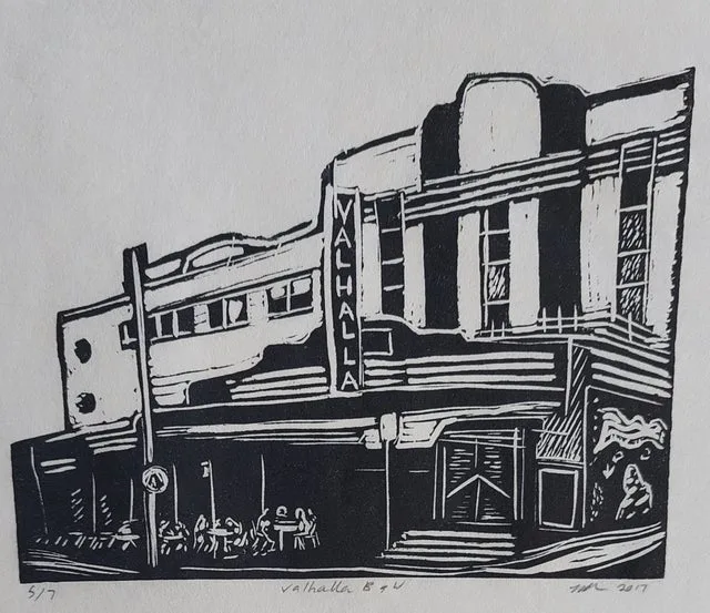 Glebe, original lino prints